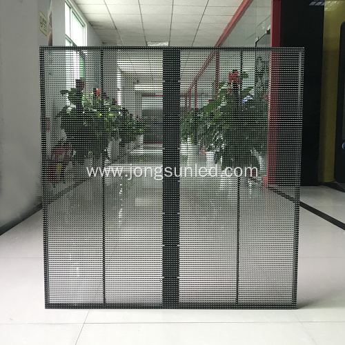 Glass Transparent Flexible LED Display TV